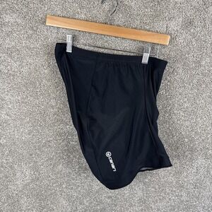 Canari Men's Padded Cycling Shorts‎ Size Large Black Stretch Bike Bicycle Biking